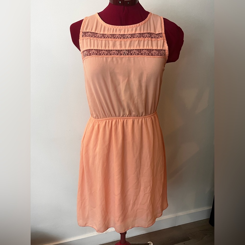 Medium light pink knee high dress from Tea n Rose